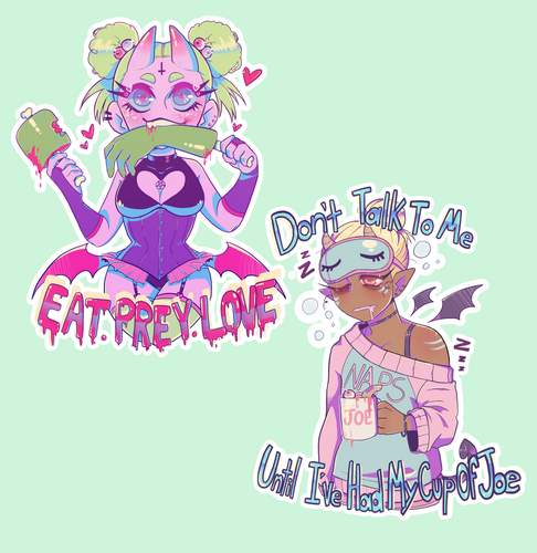 Monster Girl Sticker